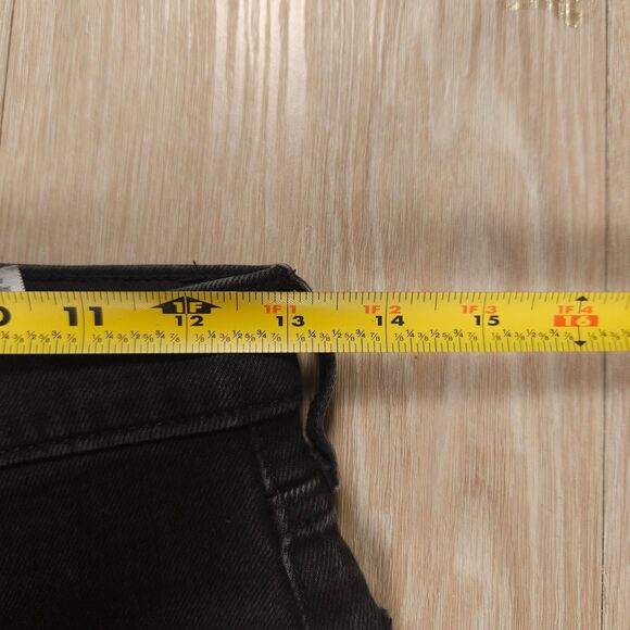 Everlane The Original Cheeky Jeans Womens Size 24S Black Straight High Rise - Picture 10 of 13